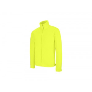 CASACO POLAR AB/ FECHO 2BOLSOS AMARELO FLUOR K911